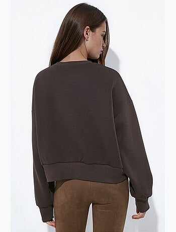 Sweatshirt brodé coupe ample hiccup