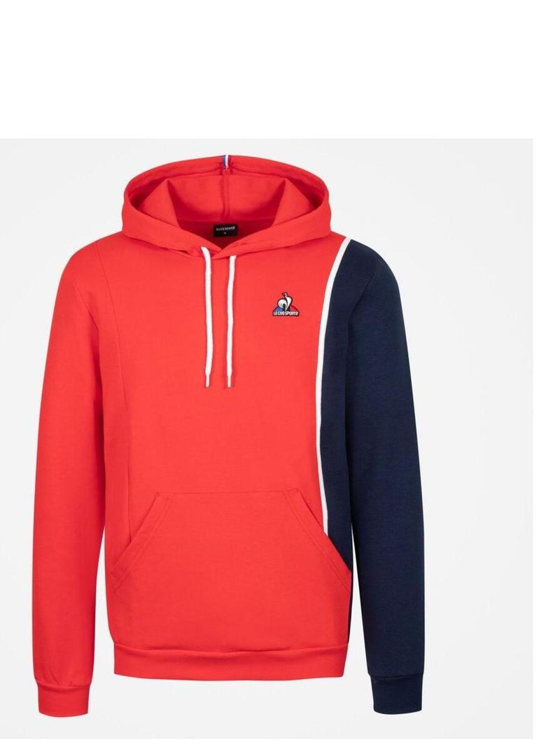 Sweatshirt capuche 'Le Coq Sportif' 'Saison 1 N°1 M' Rouge - Kiabi