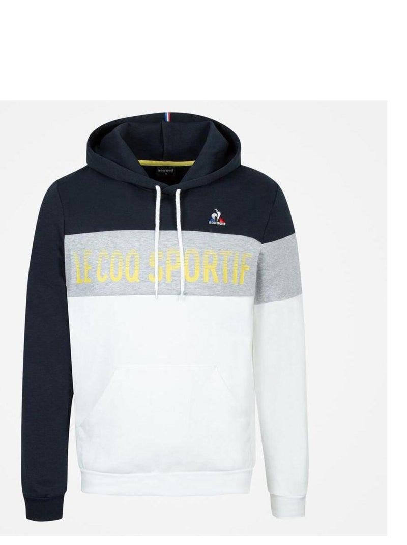 Sweatshirt capuche 'Le Coq Sportif' 'Saison 2 N°1 M' Blanc - Kiabi