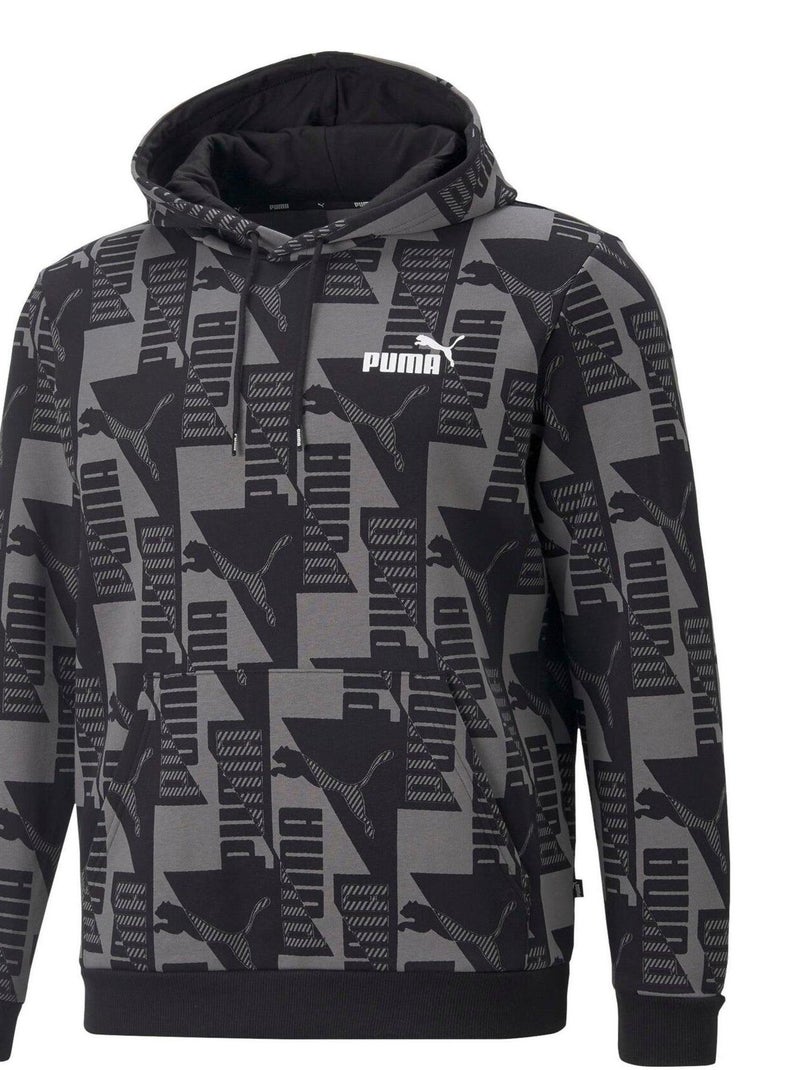 Sweatshirt capuche 'Puma' '' Noir - Kiabi