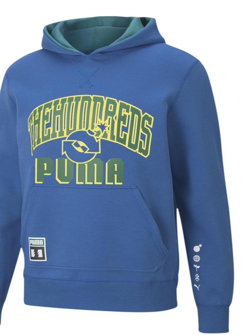 Sweatshirt capuche 'Puma' 'Puma X The Hundreds' Bleu - Kiabi