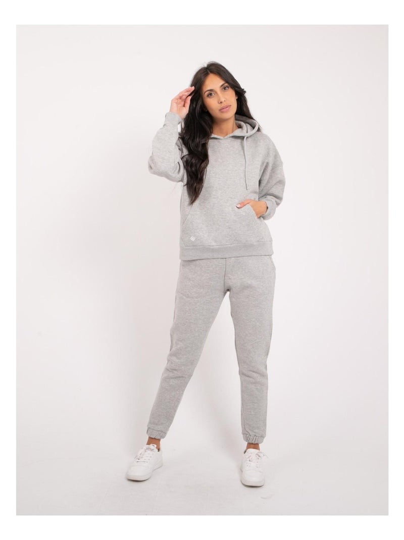 Sweatshirt capuche YLONA Gris - Kiabi