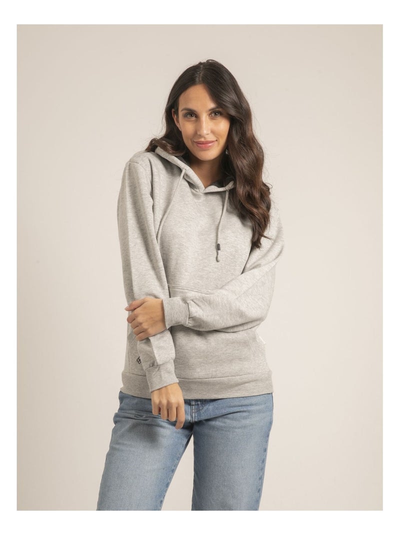 Sweatshirt capuche YZIA Gris - Kiabi