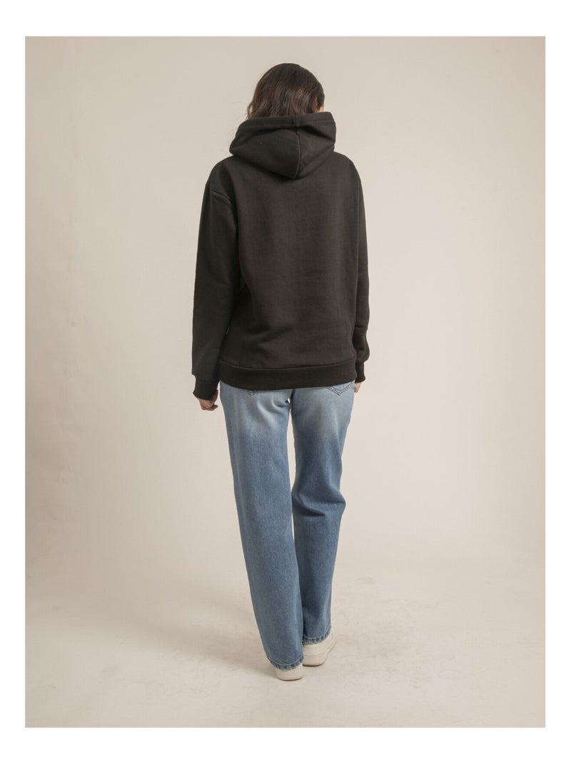 Sweatshirt capuche YZIA Noir - Kiabi