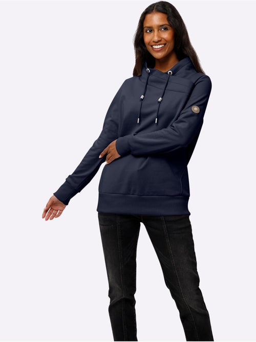 Sweatshirt Col Asymétrique - Taille Standard - helline - Kiabi