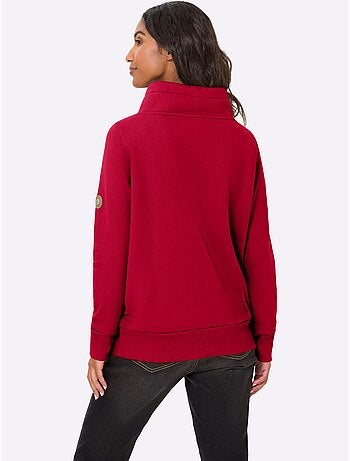 Sweatshirt Col Asymétrique - Taille Standard - Helline