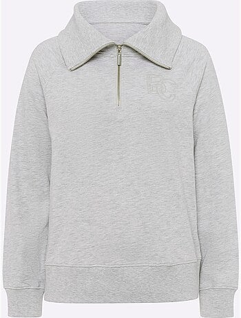 Sweatshirt Col Camionneur - Taille Standard - Helline