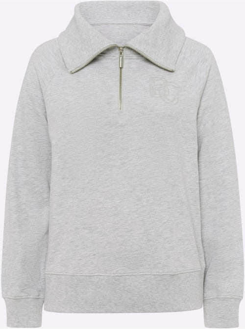 Sweatshirt Col Camionneur - Taille Standard - helline - Kiabi