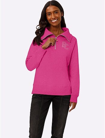 Sweatshirt Col Camionneur - Taille Standard - Helline