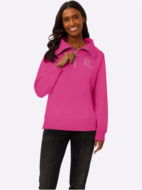 Sweatshirt Col Camionneur - Taille Standard - Helline - Kiabi
