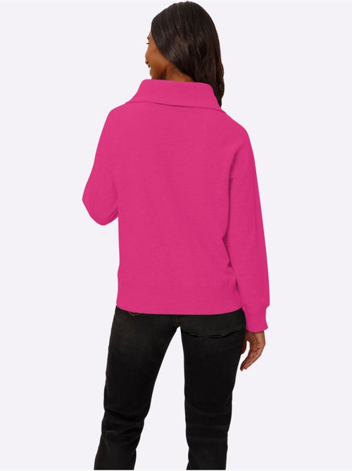Sweatshirt Col Camionneur - Taille Standard - Helline - Kiabi