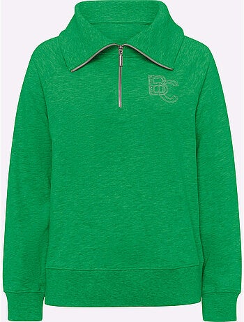 Sweatshirt Col Camionneur - Taille Standard - Helline