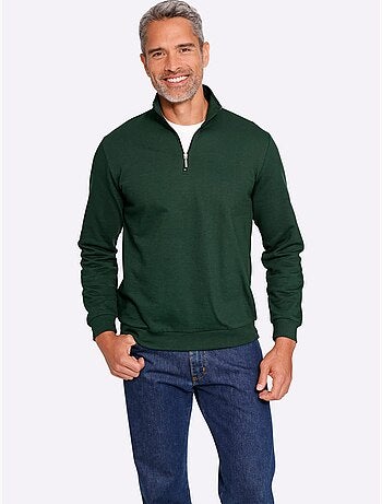 Sweatshirt col camionneur - taille standard - moda vilona