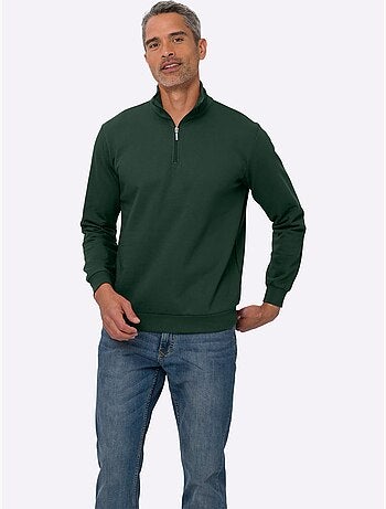 Sweatshirt col camionneur - taille standard - moda vilona