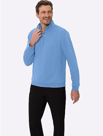 Sweatshirt col camionneur - taille standard - moda vilona