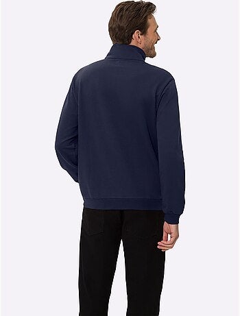 Sweatshirt col camionneur - taille standard - moda vilona