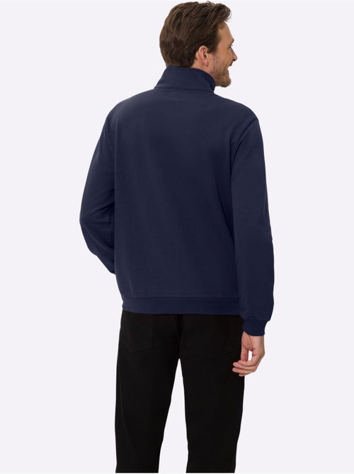 Sweatshirt col camionneur - taille standard - moda vilona - Kiabi