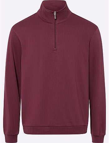 Sweatshirt col camionneur - taille standard - moda vilona