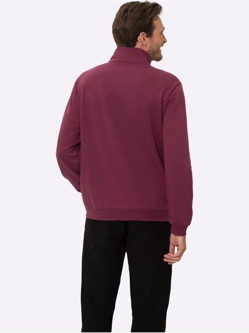 Sweatshirt col camionneur - taille standard - moda vilona - Kiabi Sweatshirt col camionneur - taille standard - moda vilona - Kiabi