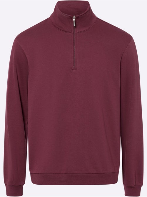 Sweatshirt col camionneur - taille standard - moda vilona - Kiabi Sweatshirt col camionneur - taille standard - moda vilona - Kiabi