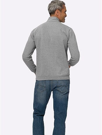 Sweatshirt col camionneur - taille standard - moda vilona