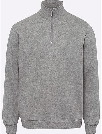 Sweatshirt col camionneur - taille standard - moda vilona