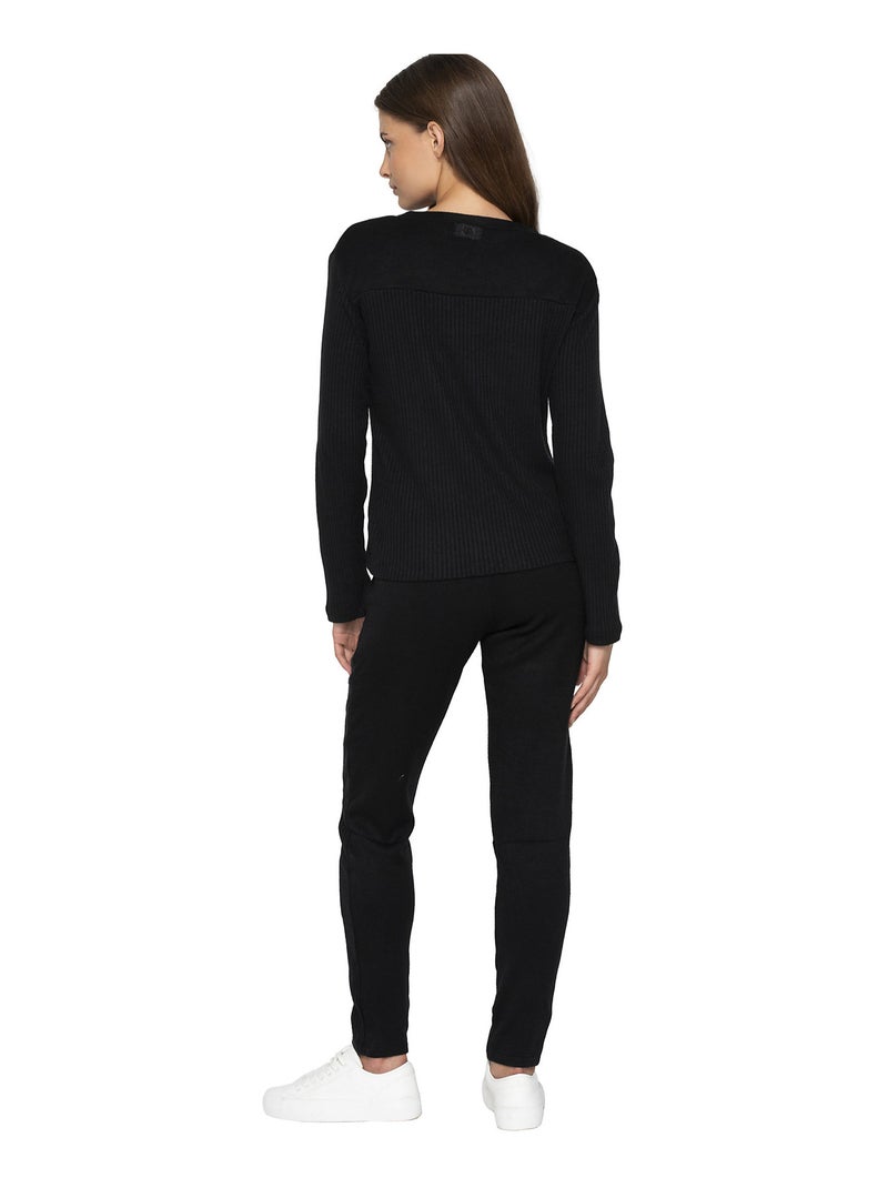 Sweatshirt Connected Noir - Kiabi