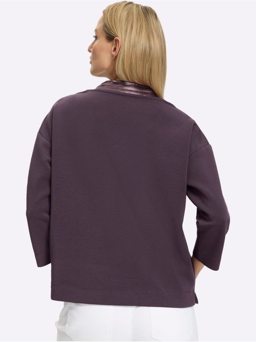 Sweatshirt Coulisse Et Lien à Nouer - Taille Standard - Helline - Kiabi Sweatshirt Coulisse Et Lien à Nouer - Taille Standard - Helline - Kiabi