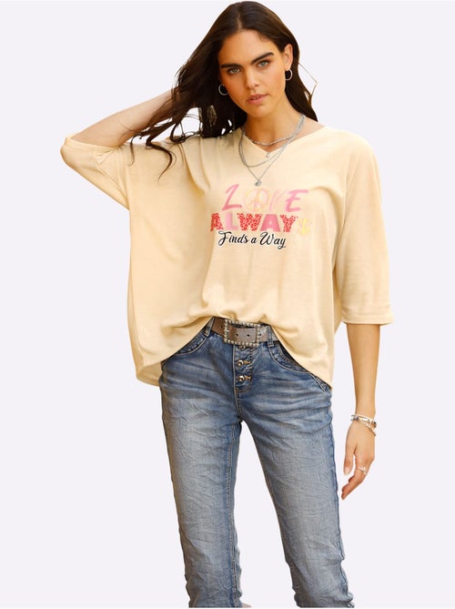 Sweatshirt Coupe Ample - Taille Standard - Helline - Kiabi Sweatshirt Coupe Ample - Taille Standard - Helline - Kiabi