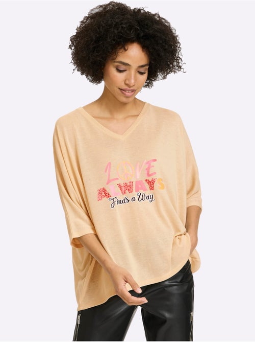 Sweatshirt Coupe Ample - Taille Standard - Helline - Kiabi Sweatshirt Coupe Ample - Taille Standard - Helline - Kiabi