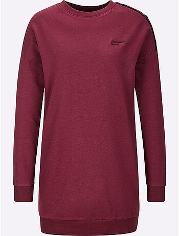 Sweatshirt coupe longue flatteuse - taille standard - witt