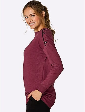 Sweatshirt coupe longue flatteuse - taille standard - witt