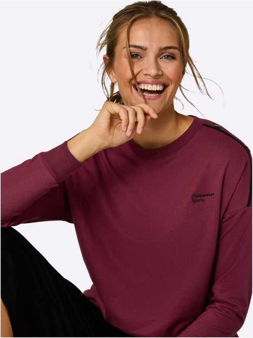 Sweatshirt coupe longue flatteuse - taille standard - witt - Kiabi Sweatshirt coupe longue flatteuse - taille standard - witt - Kiabi