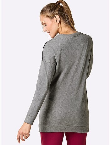 Sweatshirt coupe longue flatteuse - taille standard - witt
