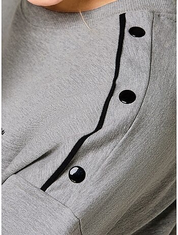Sweatshirt coupe longue flatteuse - taille standard - witt