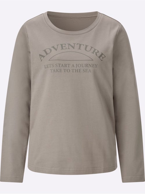 Sweatshirt de qualité et agréable - taille standard - moda vilona - Kiabi Sweatshirt de qualité et agréable - taille standard - moda vilona - Kiabi