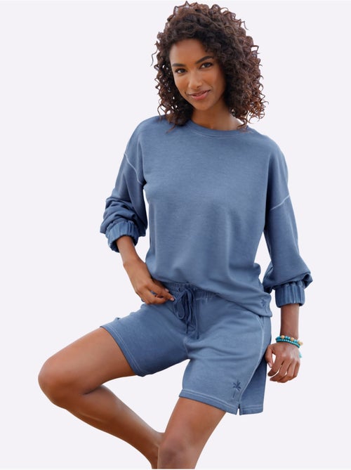 Sweatshirt Délavage > Tendance - Taille Standard - Helline - Kiabi Sweatshirt Délavage > Tendance - Taille Standard - Helline - Kiabi