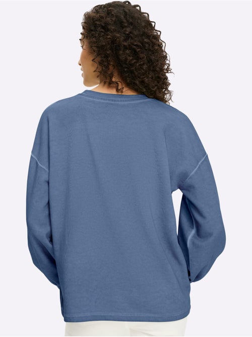 Sweatshirt Délavage > Tendance - Taille Standard - Helline - Kiabi Sweatshirt Délavage > Tendance - Taille Standard - Helline - Kiabi