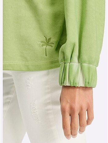 Sweatshirt délavage > tendance - taille standard - helline