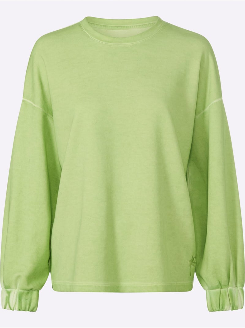 Sweatshirt Délavage > Tendance - Taille Standard - Helline Vert pistache - Kiabi