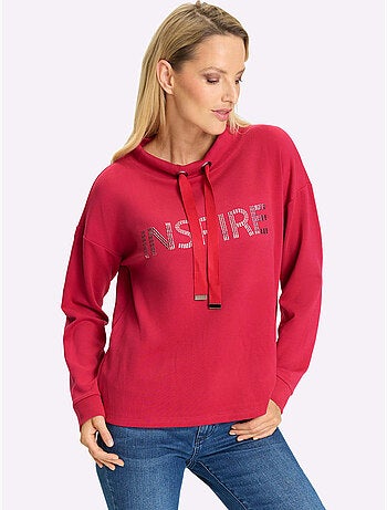 Sweatshirt En Coloris Estivaux Tendance - Taille Standard - Helline