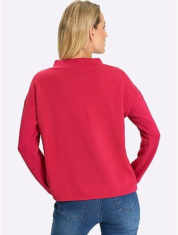Sweatshirt En Coloris Estivaux Tendance - Taille Standard - Helline