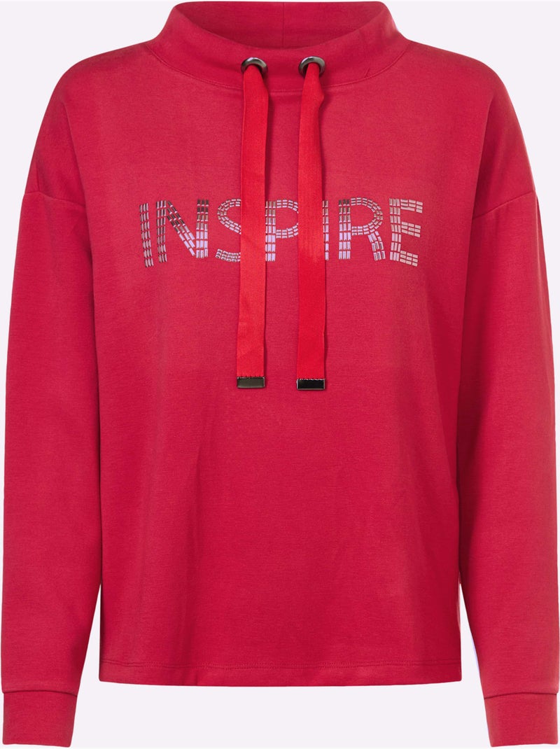 Sweatshirt En Coloris Estivaux Tendance - Taille Standard - Helline Rose fushia - Kiabi