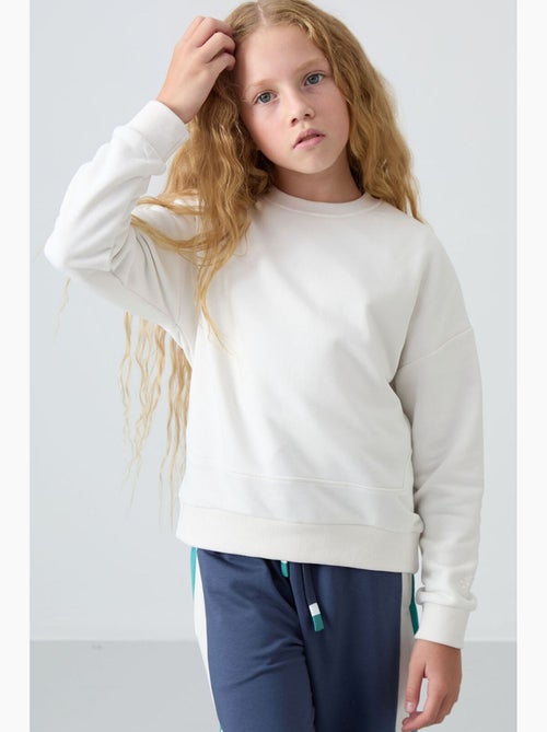 Sweatshirt en coton mélangé tommy - Kiabi Sweatshirt en coton mélangé tommy - Kiabi