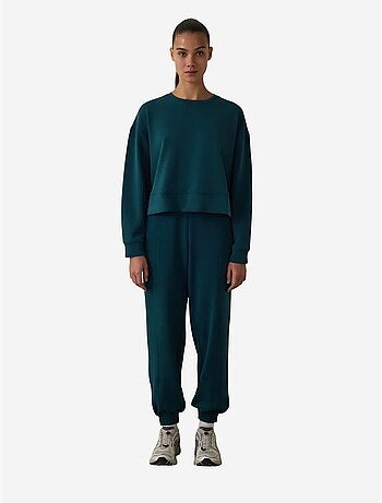Sweatshirt en modal gratté penti