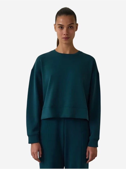 Sweatshirt en modal gratté penti - Kiabi Sweatshirt en modal gratté penti - Kiabi