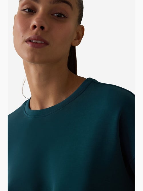 Sweatshirt en modal gratté penti - Kiabi Sweatshirt en modal gratté penti - Kiabi