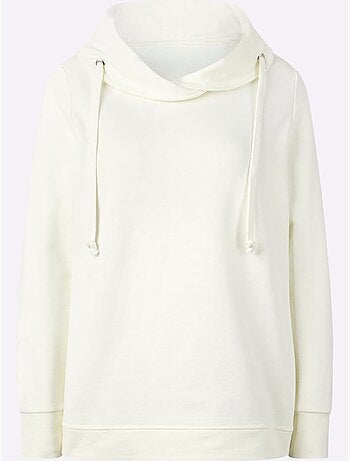 Sweatshirt à capuche en molleton avec cordon et manches longues - taille standard - witt