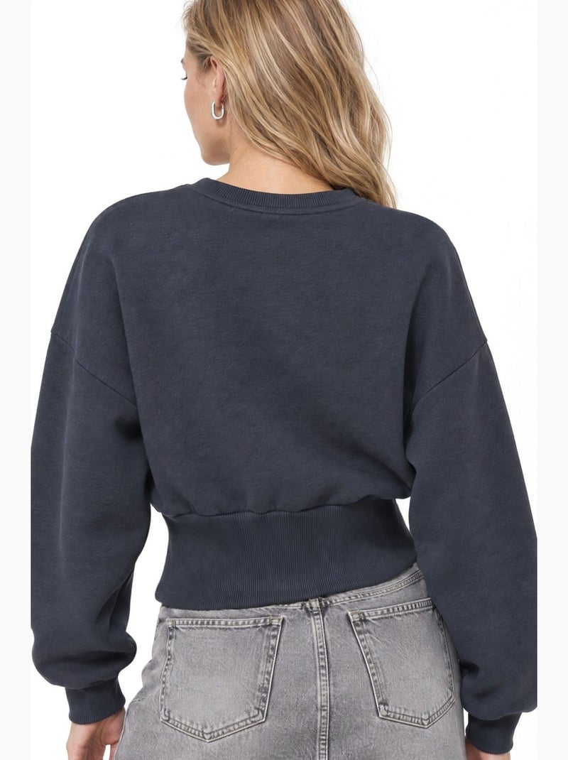 Sweatshirt femme en mélange coton busem Gris foncé - Kiabi