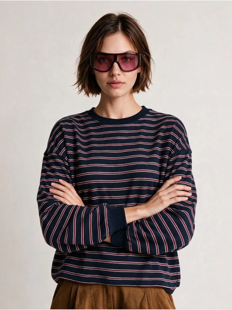 Sweatshirt femme istanbul Bleu marine - Kiabi